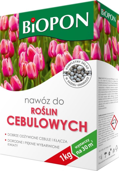 .NAWÓZ, DO ROŚLIN CEBULOWYCH GRANULAT 1KG .NAWÓZ, DO ROŚLIN CEBULOWYCH GRANULAT 1KG