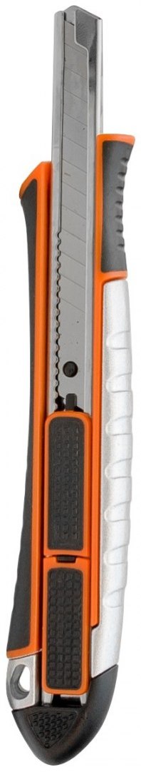 NÓŻ Z OSTRZEM ŁAMANYM ALUMINIOWY BEZPIECZNY 9MM NÓŻ Z OSTRZEM ŁAMANYM ALUMINIOWY BEZPIECZNY 9MM