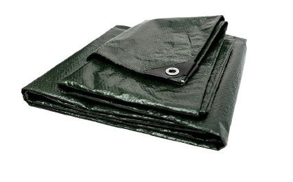 PLANDEKA 70G/M2 4*5M ZIELONA/GRAFIT PLANDEKA 70G/M2 4*5M ZIELONA/GRAFIT