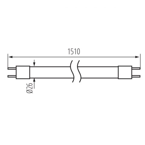 ŚWIETLÓWKA LINIOWA TUBA SZKLANA T8 58W/840 150CM ŚWIETLÓWKA LINIOWA TUBA SZKLANA T8 58W/840 150CM