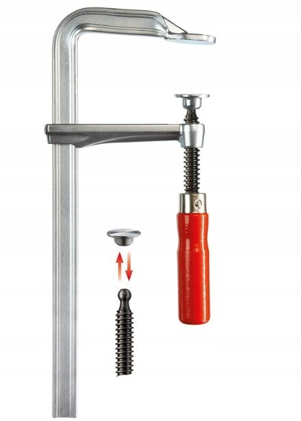 ŚCISK ŚRUBOWY ŚLUSARSKI STALOWY GZ 100/60MM