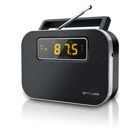 Muse M-081R Black, Alarm function, 2-band PLL portable radio Muse M-081R Black, Alarm function, 2-band PLL portable radio