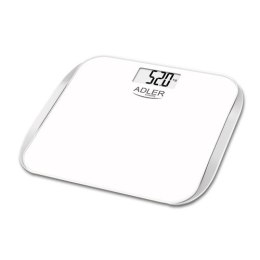 Adler Bathroom scales AD 8164 Maximum weight (capacity) 180 kg, Accuracy 100 g, Multiple user(s), White,