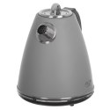 Adler Kettle AD 1343g Electric, 2200 W, 1.5 L, Stainless steel, 360° rotational base, Grey