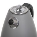 Adler Kettle AD 1343g Electric, 2200 W, 1.5 L, Stainless steel, 360° rotational base, Grey