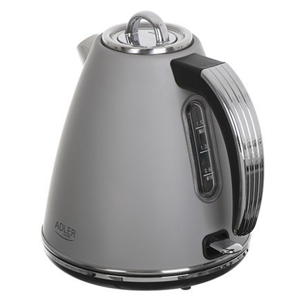 Adler Kettle AD 1343g Electric, 2200 W, 1.5 L, Stainless steel, 360° rotational base, Grey Adler Kettle AD 1343g Electric, 2200 W, 1.5 L, Stainless steel, 360° rotational base, Grey