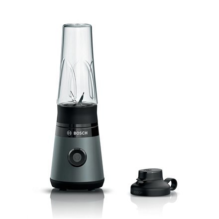Bosch VitaPower ToGo Smoothie Maker MMB2111S Tabletop, 450 W, Jar material Tritan, Jar capacity 0.6 L, Ice crushing, Silver Bosch VitaPower ToGo Smoothie Maker MMB2111S Tabletop, 450 W, Jar material Tritan, Jar capacity 0.6 L, Ice crushing, Silver