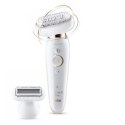 Braun Epilator Silk-epil 9 Flex SES9002 Operating time (max) 40 min, Number of power levels 2, Wet & Dry, White/Gold