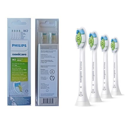 Philips Toothbrush replacement HX6064/10 Heads, For adults, Number of brush heads included 4, White Philips Toothbrush replacement HX6064/10 Heads, For adults, Number of brush heads included 4, White
