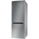 INDESIT Refrigerator LI6 S1E S Energy efficiency class F, Free standing, Combi, Height 158.8 cm, Fridge net capacity 197 L, Free