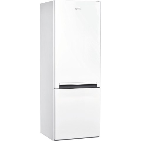INDESIT Refrigerator LI6 S1E W Energy efficiency class F, Free standing, Combi, Height 158.8 cm, Fridge net capacity 197 L, Free