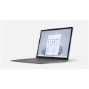 Microsoft Surface Laptop 5 Platinum, 13.5 ", Touchscreen, 2256 x 1504, Intel Core i5, i5-1235U, 8 GB, LPDDR5x, 256 GB, Wi-Fi, Fr