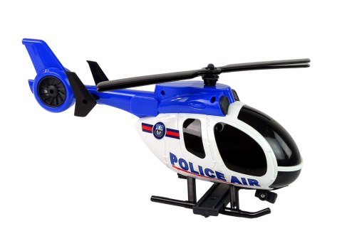 Zestaw Pojazdów Helikopter Auto Policja Dźwięk Zestaw Pojazdów Helikopter Auto Policja Dźwięk