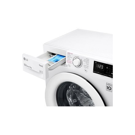 LG Washing Mashine F2WV3S7S3E Energy efficiency class D, Front loading, Washing capacity 7 kg, 1200 RPM, Depth 47.5 cm, Width 60