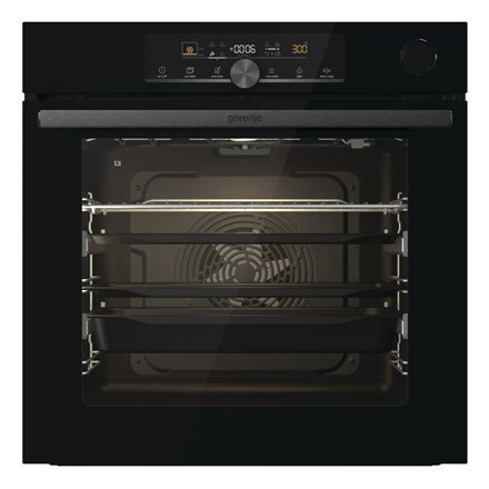 Gorenje Oven BSA6747A04BG 77 L, Multisystem oven, EcoClean enamel, Mechanical control, Steam function, Height 59.5 cm, Width 59. Gorenje Oven BSA6747A04BG 77 L, Multisystem oven, EcoClean enamel, Mechanical control, Steam function, Height 59.5 cm, Width 59.