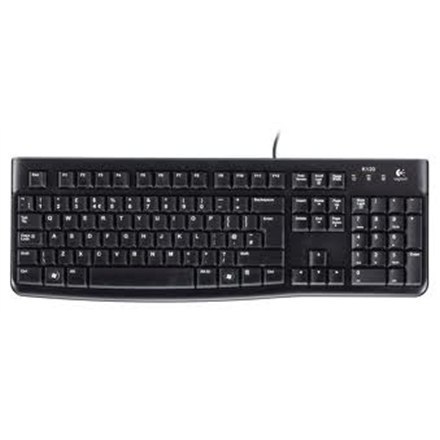 Logitech K120 wired, USB, Keyboard layout EN/LT, USB Port, 1.5 m, Black, Lithuanian, 55 g Logitech K120 wired, USB, Keyboard layout EN/LT, USB Port, 1.5 m, Black, Lithuanian, 55 g
