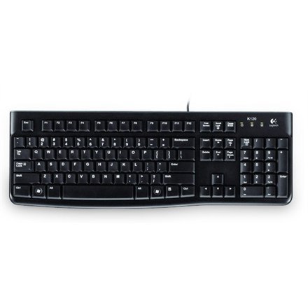 Logitech K120 wired, USB, Keyboard layout EN/LT, USB Port, 1.5 m, Black, Lithuanian, 55 g Logitech K120 wired, USB, Keyboard layout EN/LT, USB Port, 1.5 m, Black, Lithuanian, 55 g