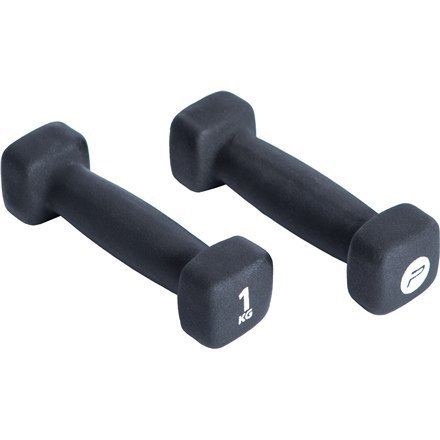 Pure2Improve P2I201390 Dumbbells, 2 pcs, 1 kg, Black, Neoprene Pure2Improve P2I201390 Dumbbells, 2 pcs, 1 kg, Black, Neoprene