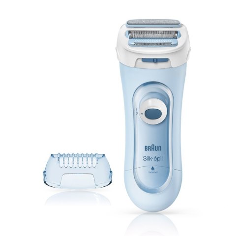Braun Lady Shaver Silk-épil 5160 Wet & Dry, Number of power levels 1, Blue Braun Lady Shaver Silk-épil 5160 Wet & Dry, Number of power levels 1, Blue