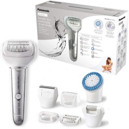 Panasonic Epilator ES-EL9A-S503 Operating time (max) 30 min, Number of power levels 3, Wet & Dry, White/Silver