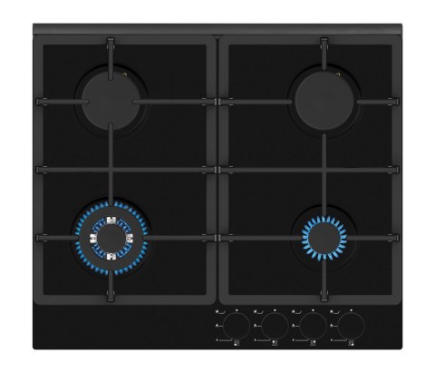 Simfer Hob H6 401 TGRSP Gas on glass, Number of burners/cooking zones 4, Mechanical, Black Simfer Hob H6 401 TGRSP Gas on glass, Number of burners/cooking zones 4, Mechanical, Black