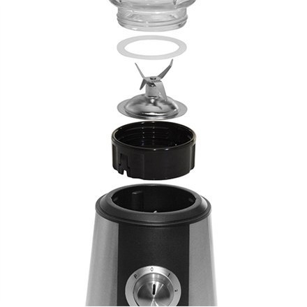 Tristar Blender BL-4430 Tabletop, 500 W, Jar material Glass, Jar capacity 1.5 L, Ice crushing, Black/Stainless steel Tristar Blender BL-4430 Tabletop, 500 W, Jar material Glass, Jar capacity 1.5 L, Ice crushing, Black/Stainless steel