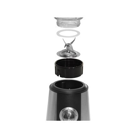 Tristar Blender BL-4430 Tabletop, 500 W, Jar material Glass, Jar capacity 1.5 L, Ice crushing, Black/Stainless steel Tristar Blender BL-4430 Tabletop, 500 W, Jar material Glass, Jar capacity 1.5 L, Ice crushing, Black/Stainless steel