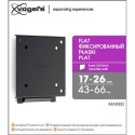 Vogels Wall mount, MA1000-A1, Fixed, 17-26 ", Maximum weight (capacity) 30 kg, VESA 75x75, 100x100 mm, Black