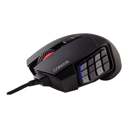 Corsair SCIMITAR RGB ELITE Wired, 18000 DPI, Black Corsair SCIMITAR RGB ELITE Wired, 18000 DPI, Black