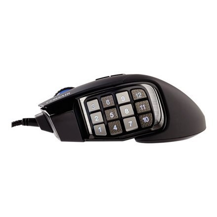 Corsair SCIMITAR RGB ELITE Wired, 18000 DPI, Black Corsair SCIMITAR RGB ELITE Wired, 18000 DPI, Black