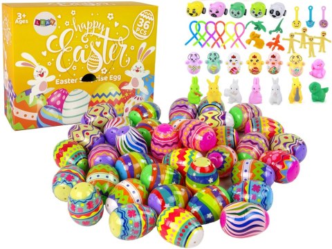 Jajko Niespodzianka Pisanki Wielkanocne Zabawki Squishy 36szt. Jajko Niespodzianka Pisanki Wielkanocne Zabawki Squishy 36szt.
