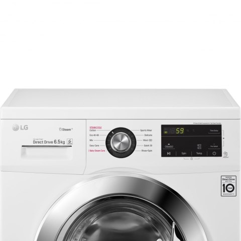 LG Washing machine F2J3WY5WE Energy efficiency class E, Front loading, Washing capacity 6.5 kg, 1200 RPM, Depth 44 cm, Width 60