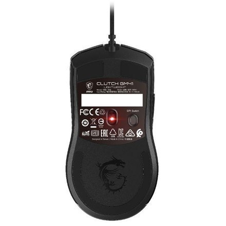 MSI Clutch GM41 Lightweight Optical, RGB LED light, Wireless connection, Black, Gaming Mouse, 1000 Hz MSI Clutch GM41 Lightweight Optical, RGB LED light, Wireless connection, Black, Gaming Mouse, 1000 Hz