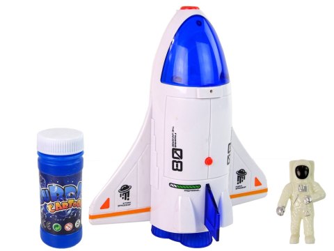 Rakieta Astronauta Maszyna do Robienia Baniek Mydlanych Biała Rakieta Astronauta Maszyna do Robienia Baniek Mydlanych Biała