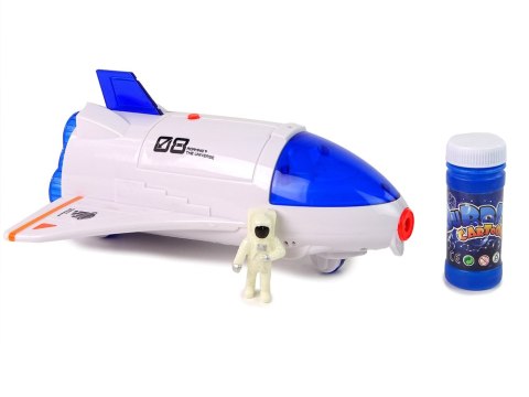 Rakieta Astronauta Maszyna do Robienia Baniek Mydlanych Biała Rakieta Astronauta Maszyna do Robienia Baniek Mydlanych Biała