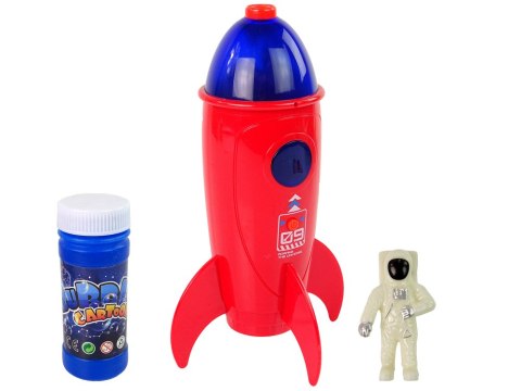 Rakieta Astronauta Maszyna do Robienia Baniek Mydlanych Czerwona Rakieta Astronauta Maszyna do Robienia Baniek Mydlanych Czerwona