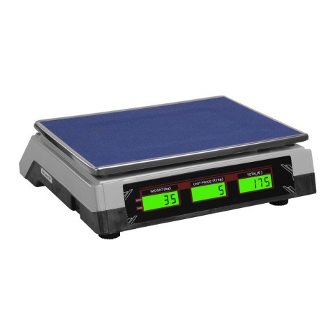 Waga sklepowa handlowa cenowa biała 35kg / g Waga sklepowa handlowa cenowa biała 35kg / g