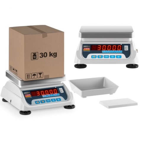 Waga sklepowa handlowa z legalizacją BEKO+ TEM RS232 30kg / 10g Waga sklepowa handlowa z legalizacją BEKO+ TEM RS232 30kg / 10g