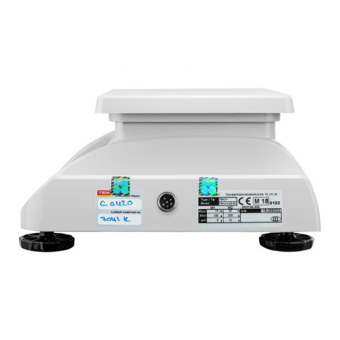 Waga sklepowa handlowa z legalizacją BEKO+ TEM RS232 30kg / 10g Waga sklepowa handlowa z legalizacją BEKO+ TEM RS232 30kg / 10g