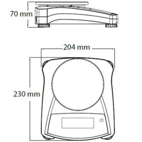 Waga techniczna stołowa precyzyjna kompaktowa NAVIGATOR NV 620g / 0.01g - OHAUS NV622 Waga techniczna stołowa precyzyjna kompaktowa NAVIGATOR NV 620g / 0.01g - OHAUS NV622