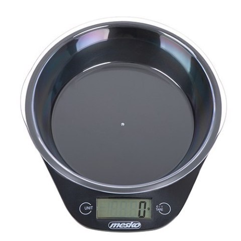 Mesko Kitchen scale with a bowl MS 3164 Maximum weight (capacity) 5 kg, Graduation 1 g, Display type LCD, Black Mesko Kitchen scale with a bowl MS 3164 Maximum weight (capacity) 5 kg, Graduation 1 g, Display type LCD, Black