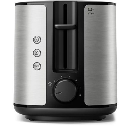 Philips Toaster HD2650/90 Viva Collection Power 950 W, Number of slots 2, Housing material Metal, Stainless Steel Philips Toaster HD2650/90 Viva Collection Power 950 W, Number of slots 2, Housing material Metal, Stainless Steel