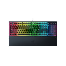 Razer Gaming Keyboard Ornata V3 RGB LED light, RU, Wired, Black, Razer Mecha-Membrane, Numeric keypad