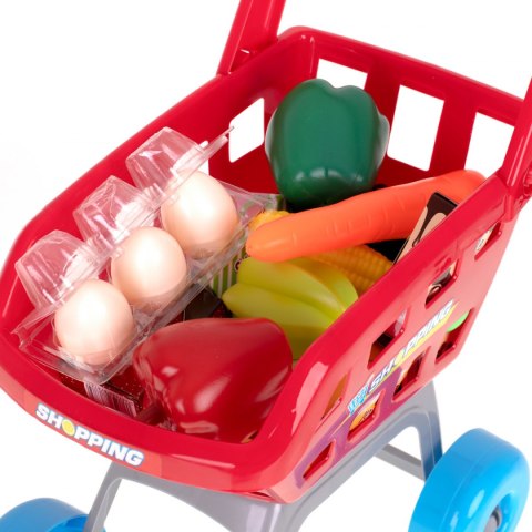 Supermarket sklep kasa fiskalna + wózek model 2 Supermarket sklep kasa fiskalna + wózek model 2