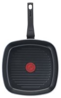 TEFAL Steak Pan B5694053 Easy Plus Grill, Diameter 26 cm, Fixed handle