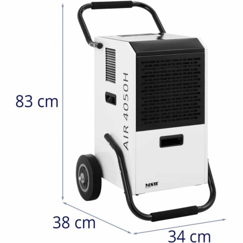 Osuszacz powietrza pochłaniacz wilgoci przemysłowy budowlany 860 W 628 m3/h do 65 m2 Osuszacz powietrza pochłaniacz wilgoci przemysłowy budowlany 860 W 628 m3/h do 65 m2