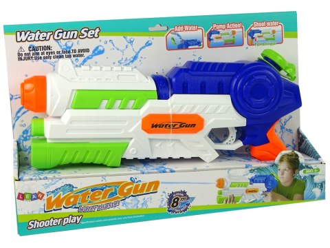 Pistolet Na Wodę 1000ml Biało-Niebieski 45 cm Pistolet Na Wodę 1000ml Biało-Niebieski 45 cm