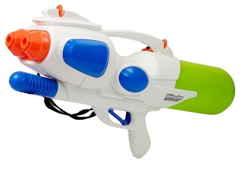 Pistolet Na Wodę Duży Magazynek 2500 ml Biało- Zielony Pistolet Na Wodę Duży Magazynek 2500 ml Biało- Zielony