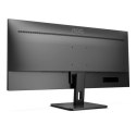 AOC Monitor U34E2M 34", VA, WQHD, 3440 x 1440, 21:9, 4 ms, 300 cd/m², Czarny, 100 Hz, Liczba portów HDMI 2