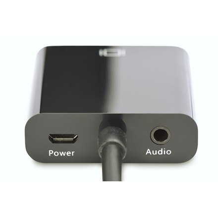 Digitus Adapter konwertera HDMI na VGA DA-70461 Czarny Digitus Adapter konwertera HDMI na VGA DA-70461 Czarny